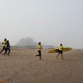 Reddingsbrigade doet exames Lifeguard